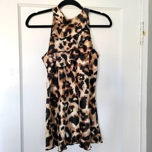 Women's Leopard Print Halter Top